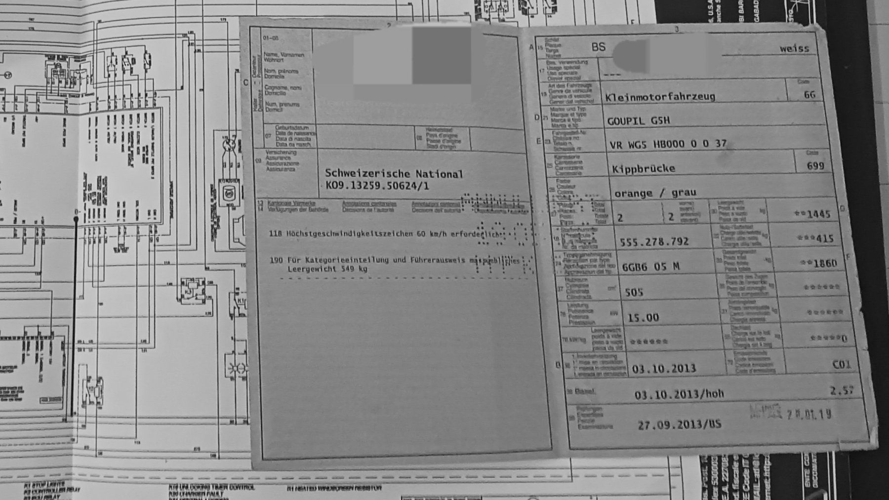 Autoribaltabili: Kipper Elektro Goupil G5 – Difettoso da Thalheim AG venduto da Spez-bau 9