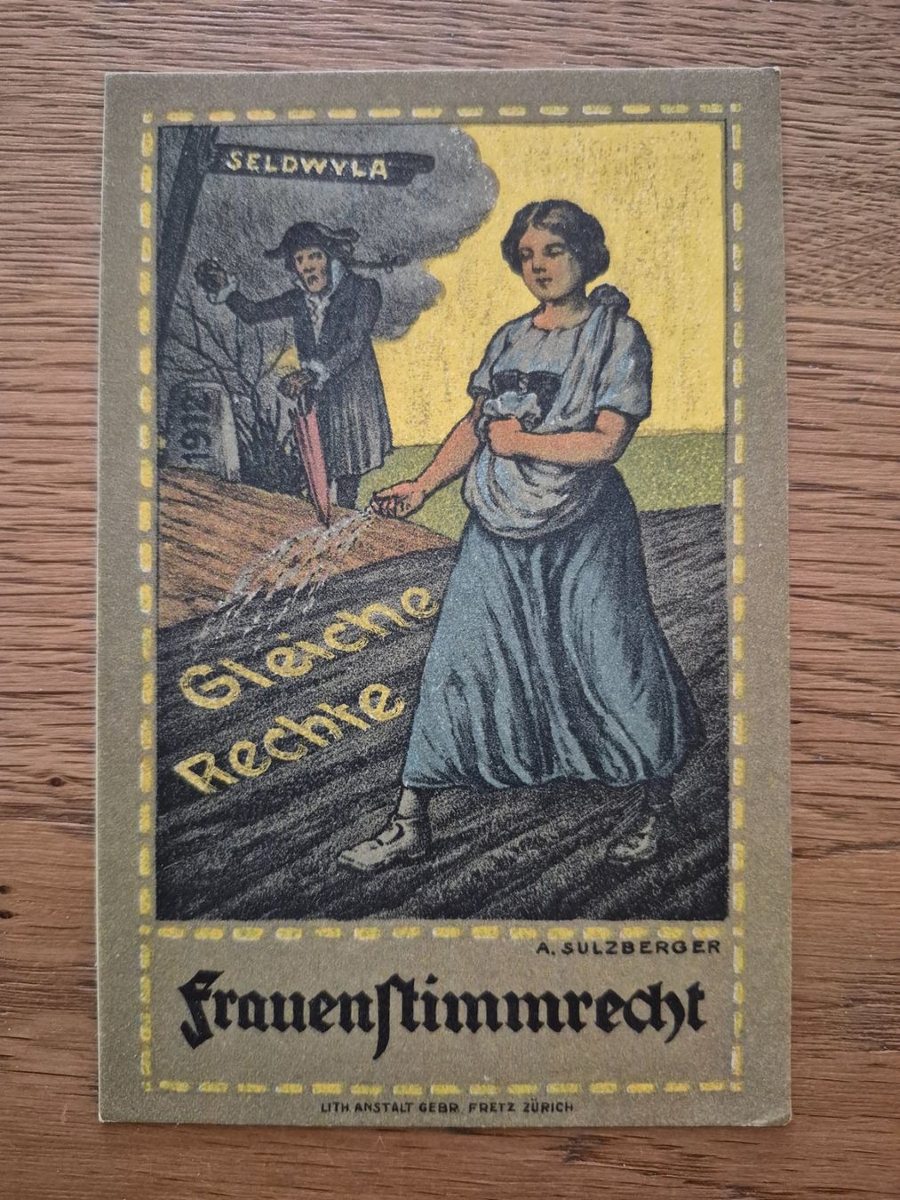 Cartes postales: Frauenstimmrecht - Ansichtskarte – D'occasion à Balsthal par Palcivalle