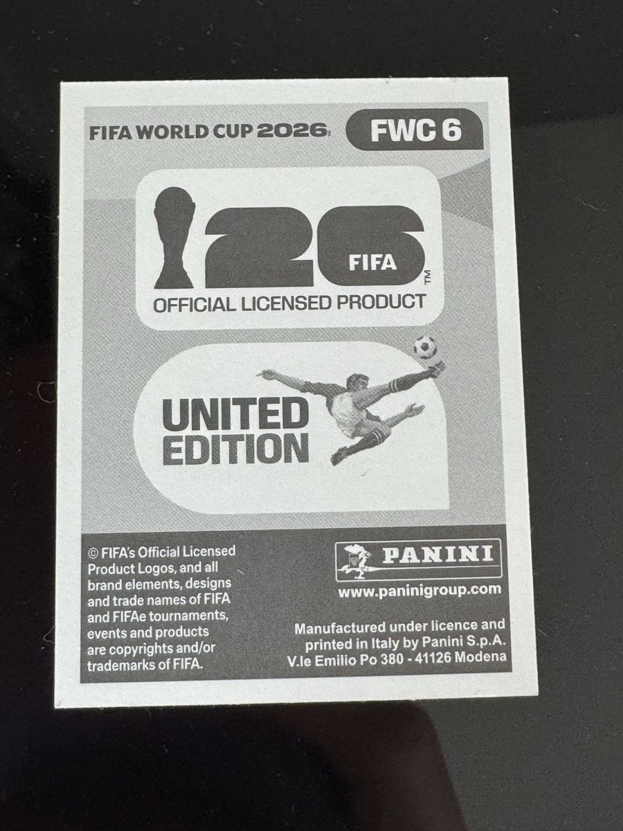 Panini Carte collezionabili: FWC 6 Panini FIFA World Cup WM 2026 – Nuovo e nell'imballaggio originale da Zürich venduto da wtpooh 1