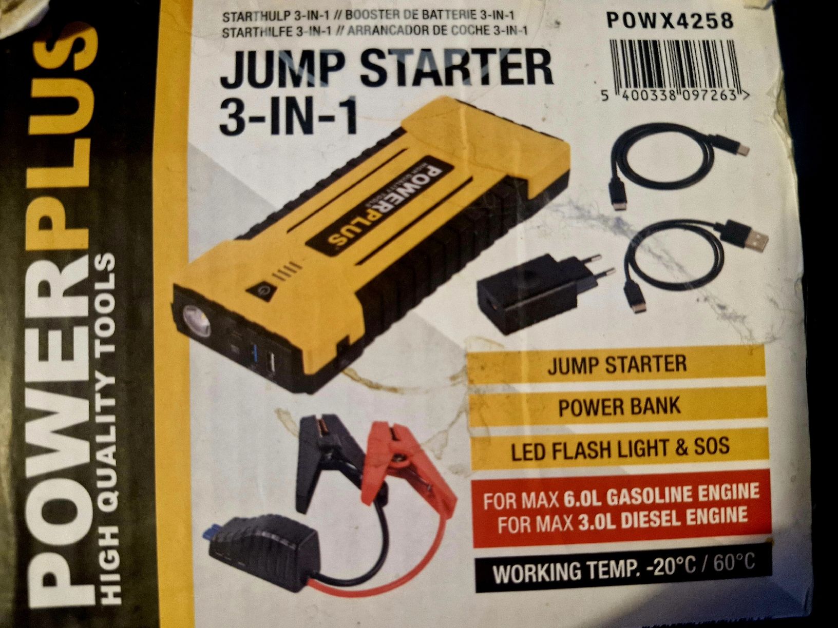 Caricabatterie: Power Plus Jump Starter 3-in-1 – Usato da Zürich venduto da Aisha8