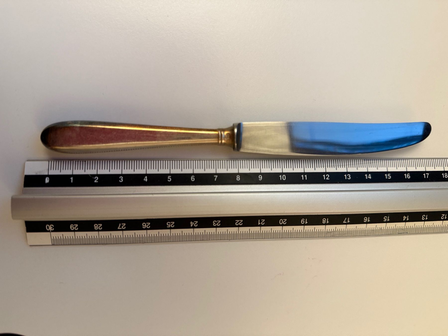 Bestecksets: 6 Dessertmesser, Wellner, versilbert Punze 90 – Gebraucht aus Zürich von leo0105 3