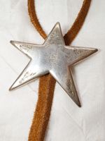 Stern Silber 930 Anhänger 38 Gr. 5cm Sterling Silberschmuck