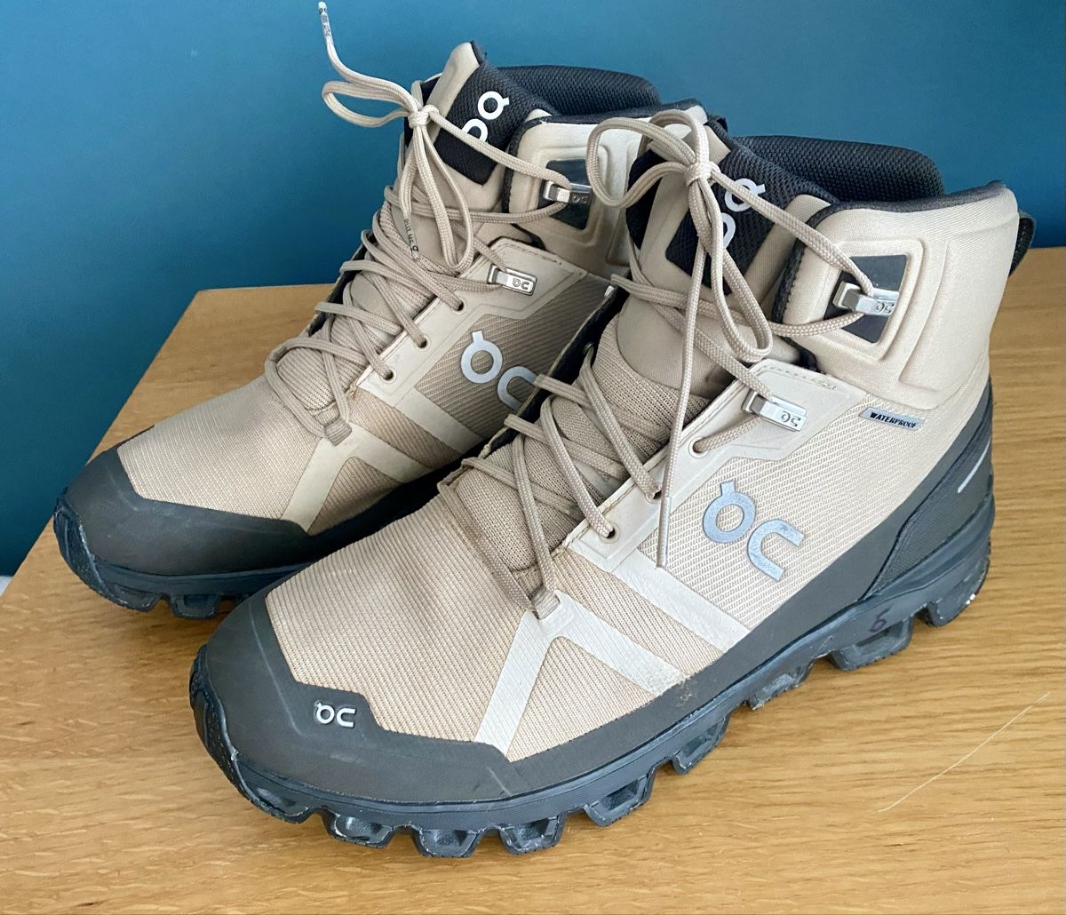 On Scarpe da uomo: Chaussures On Cloud beige imperméable taille 40.5 – Usato da Lausanne venduto da HomeDepose