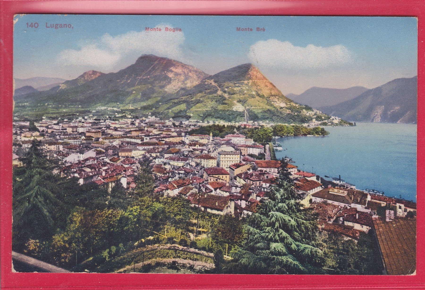 Cartoline postali: LUGANO, 31.5.1918 – Usato da Oberrieden venduto da Gebirgsstelze