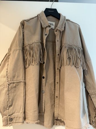 Damen Jacke ZARA beige Grösse M guter Zustand