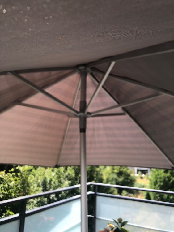 Sonnenschirm Kettler mit Ständer, 280cm Durchmesser, Kaufen auf Ricardo