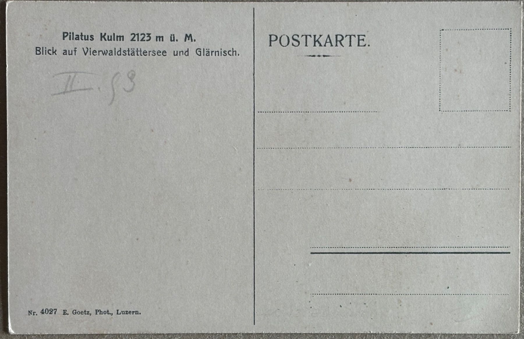 Ansichtskarten: Pilatus-Kulm – Gebraucht aus Frauenfeld von Merk52 1