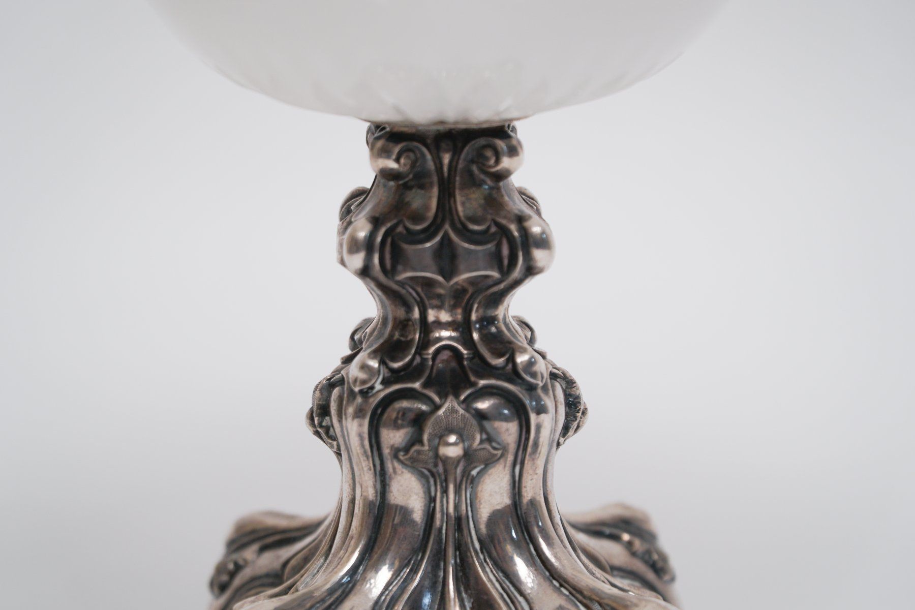 Piatti di portata: Centre de table ancien en argent massif – Usato da Bogis-Bossey venduto da VNT-GE.ch 3