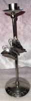 Kerzenständer mit Schmetterling Metal  H 30 cm.