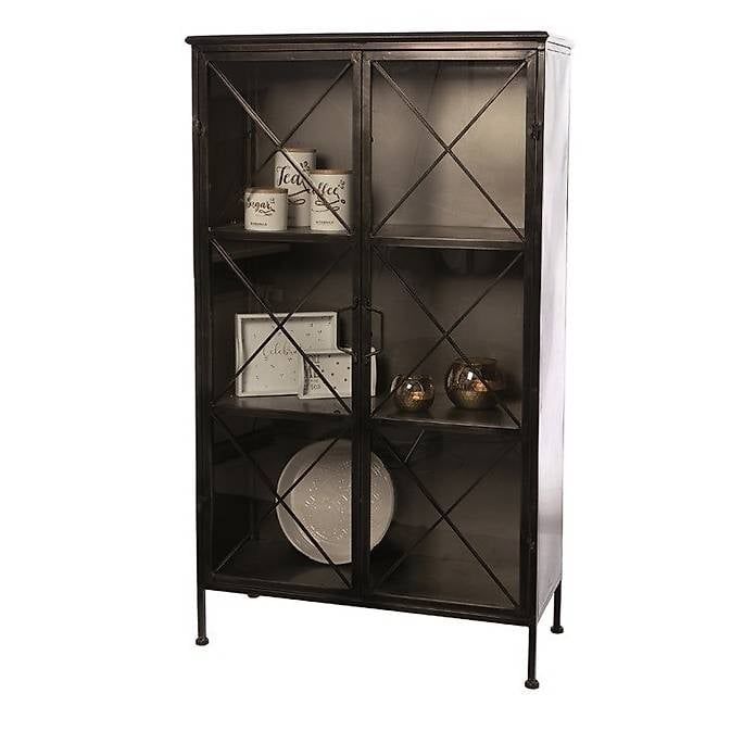 Vetrine: Vitrine Schrank PURE Metall schwarz-grau – Usato da Kirchdorf BE venduto da MeinMoebelstueck