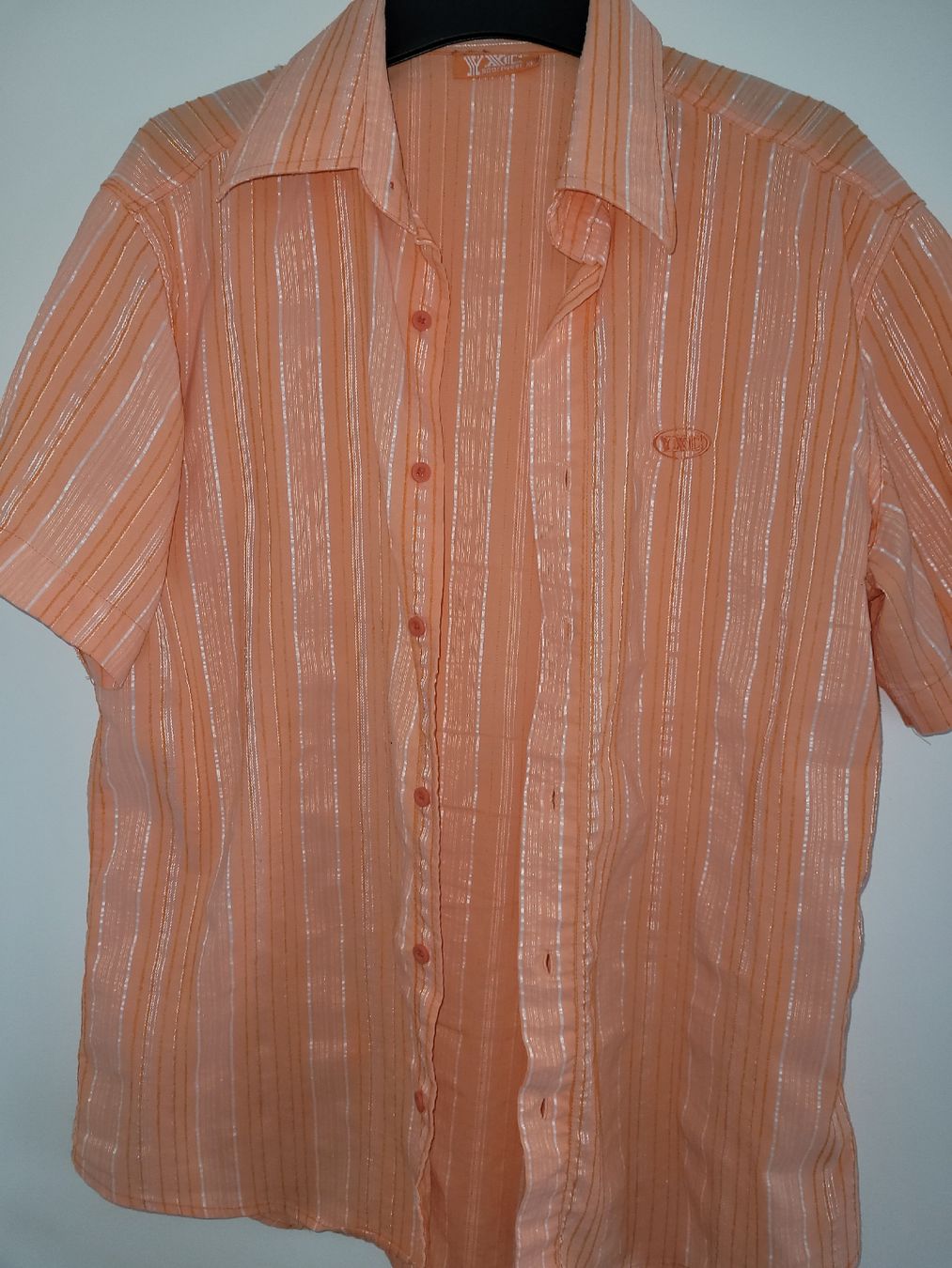 C&A Camicie: Sommerhemd YX Orange gestreift Gr. XL – Nuovo (secondo la descrizione) da Bassersdorf venduto da kid_fm98