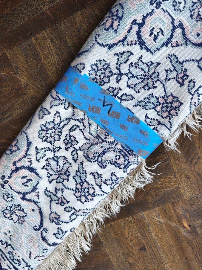 Tappeti: N4 Orientteppich handgeknüpft hell Rosa Seide 110x75cm – Usato da Toffen venduto da Immo-Erben 9