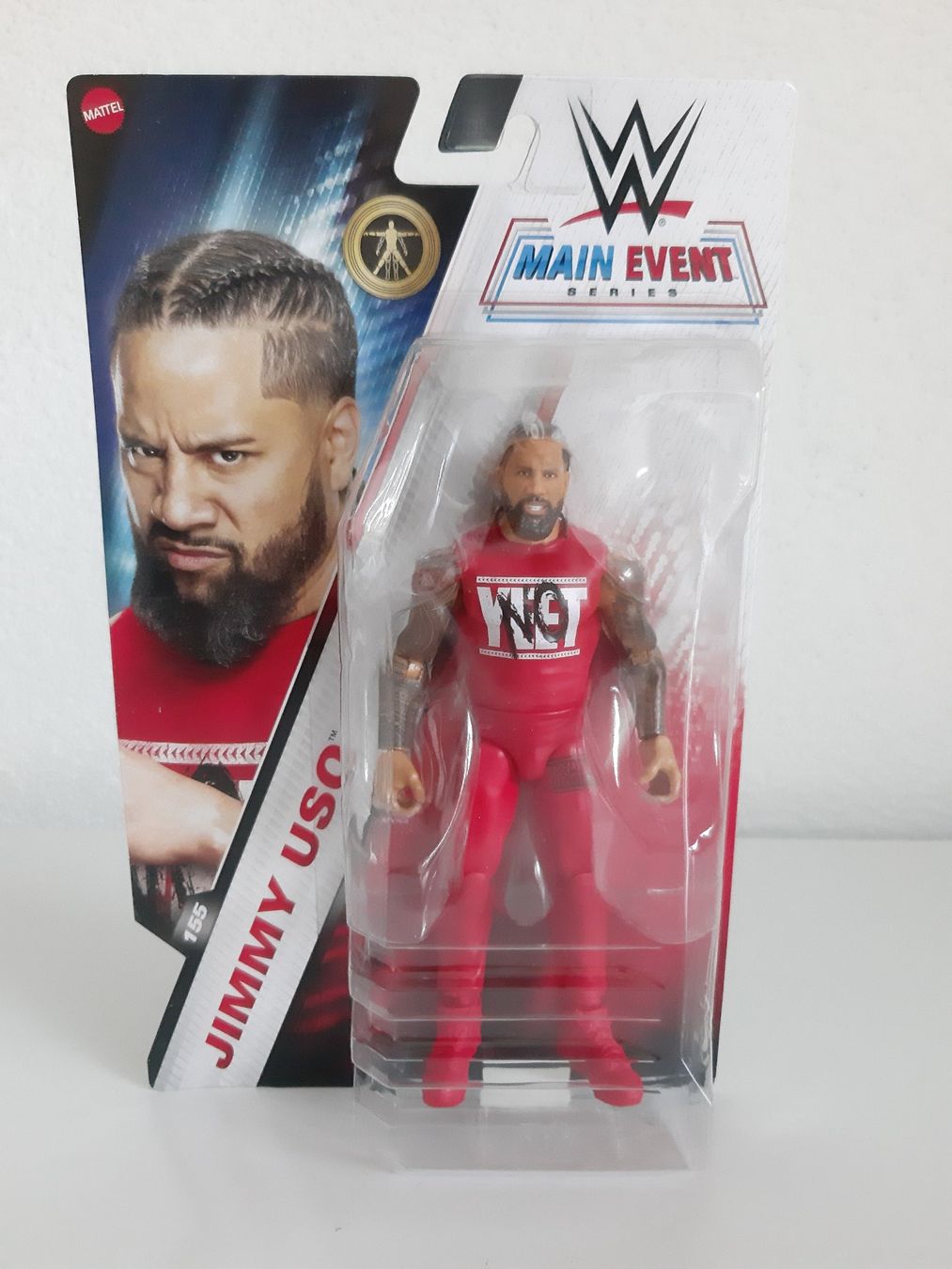 WWE Statuette: WWE Basic Series 155 Action Figure - Jimmy Uso – Nuovo e nell'imballaggio originale da Buchs SG venduto da Bray_Law