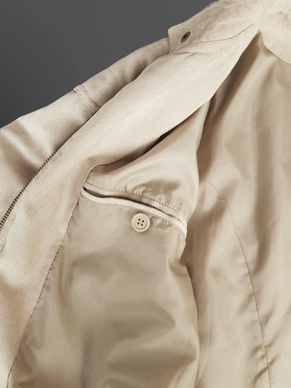 Jacken: TCM Herren Jacke Gr. L Wildlederoptik beige – Gebraucht aus Suhr von Restwert_Suhr 5