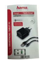 Hama Quick Charge Ladegerät für Smartphone/Tablet PC