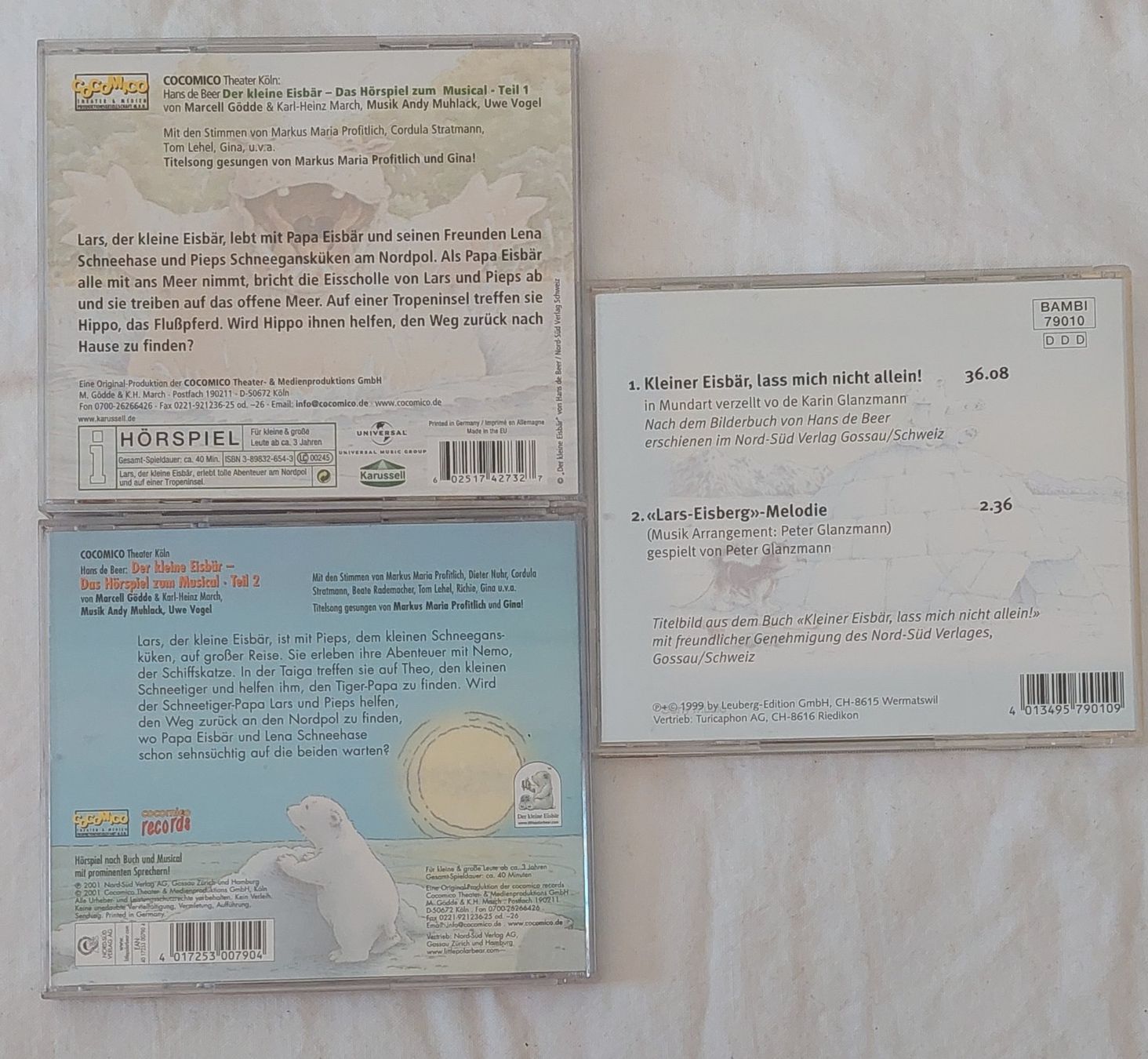 CDs: 3 CD kleiner Eisbär – Gebraucht aus Uitikon Waldegg von Smeragol 1