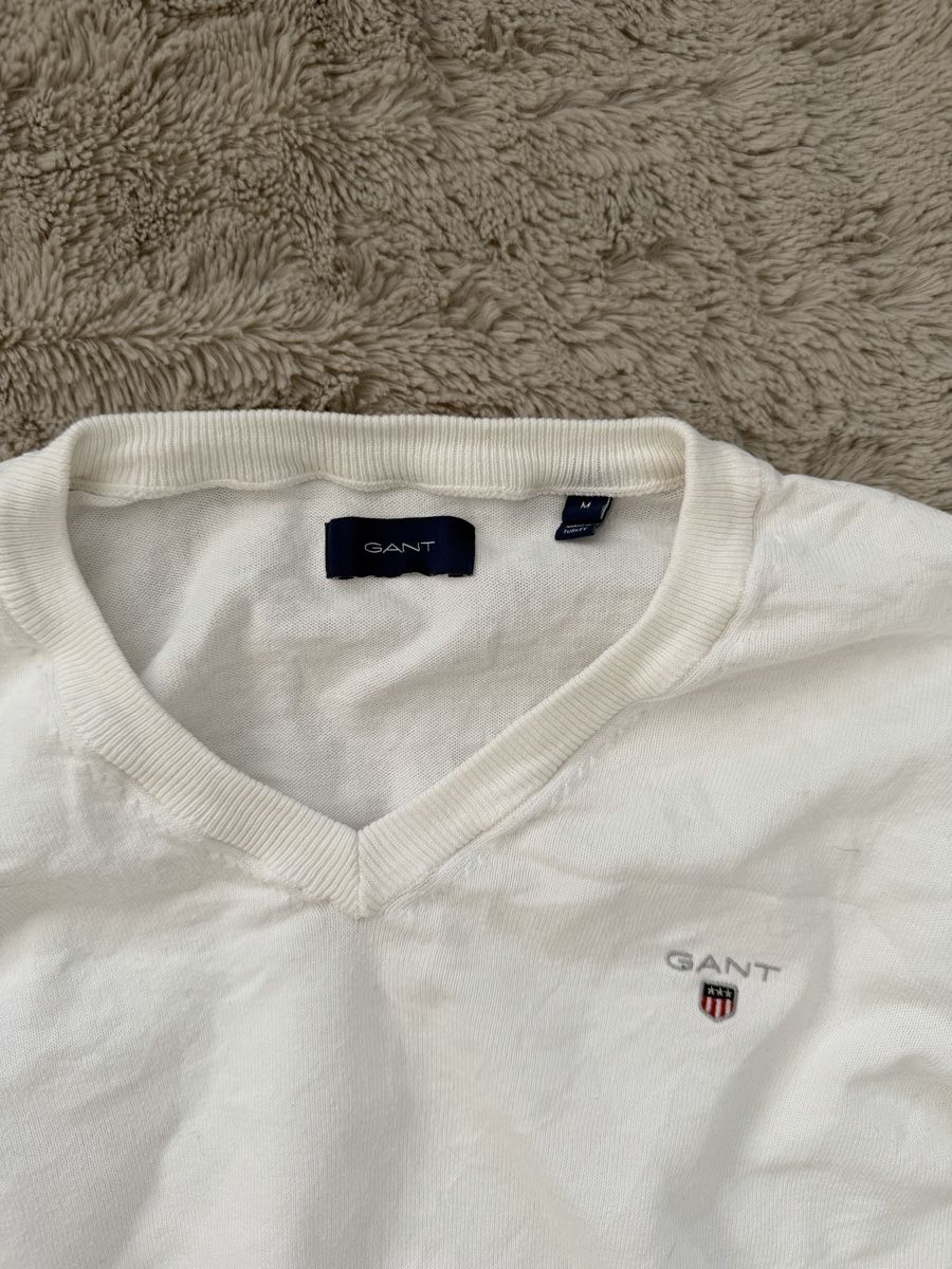 Gant Maglioni & Felpe: Gant V-neck pullover white size M good condition – Usato da Aarburg venduto da ane_vp2b 1