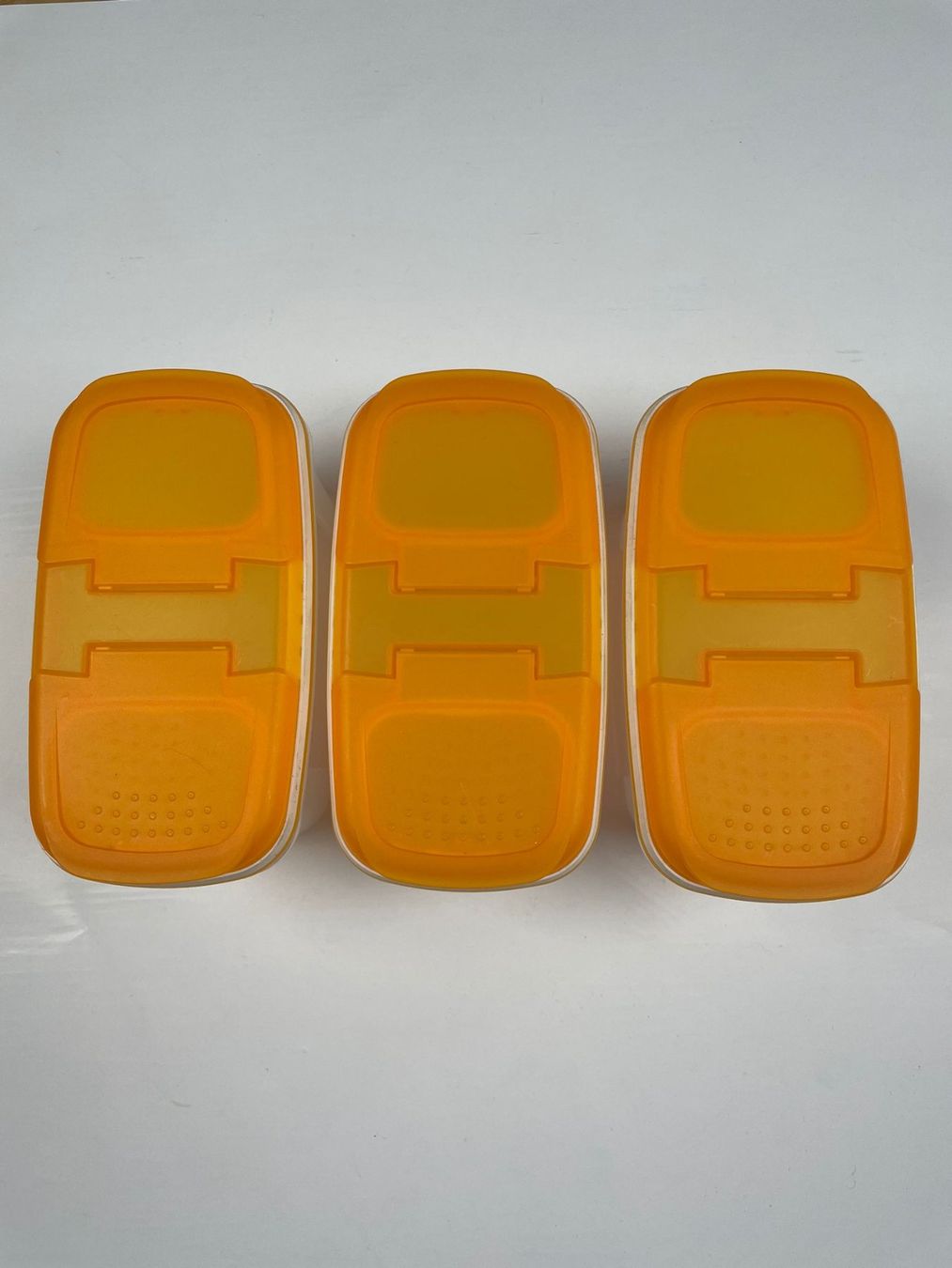 Tupperware Contenitori & Simili: 3x Tuperware mit Streuer, organge/weiss – Nuovo e nell'imballaggio originale da Wängi venduto da LiqKojote 2
