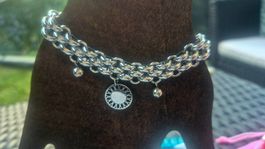 Bracciale con ciondolo sole argento nuovo