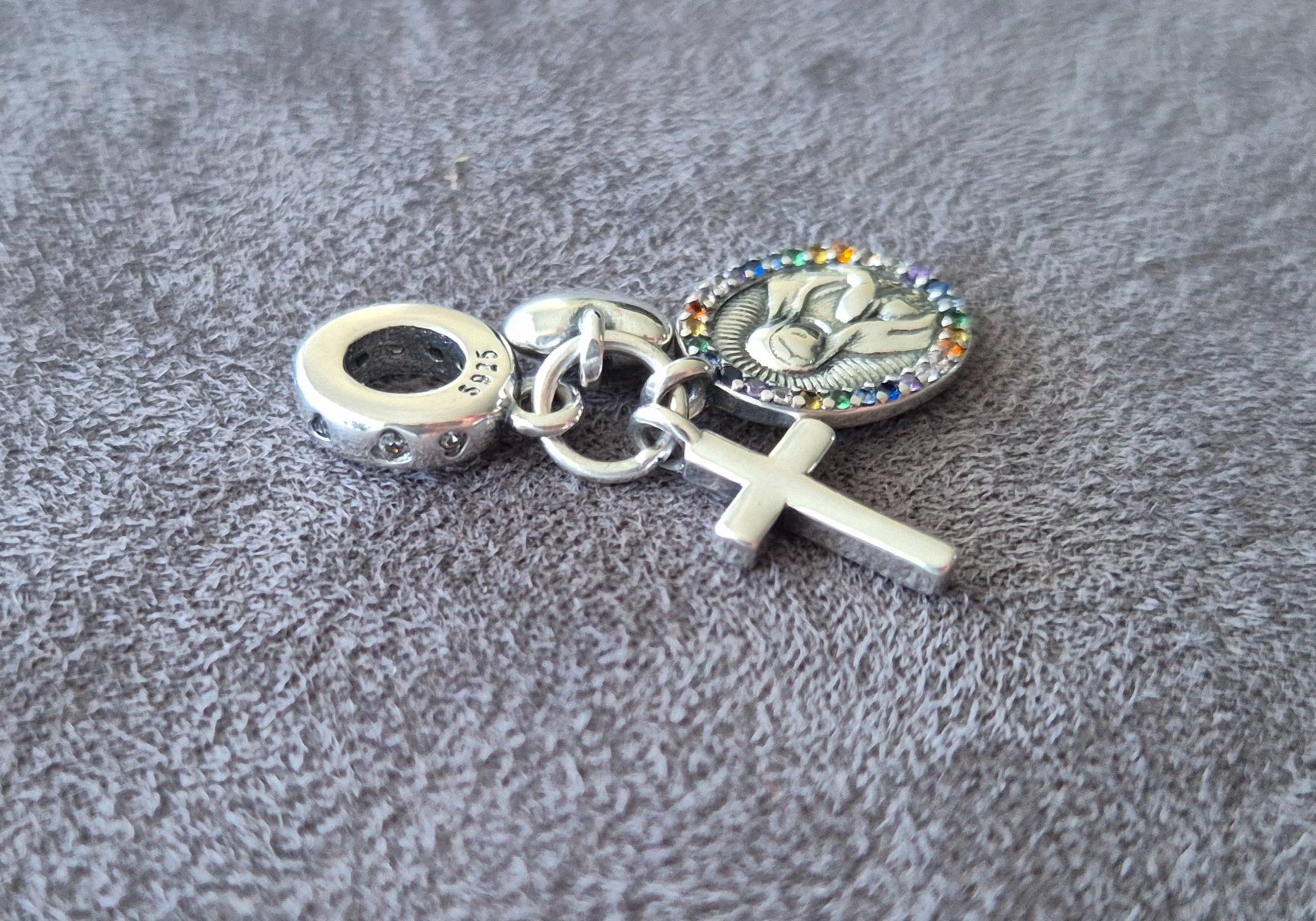 Ciondoli: Silber Charm Glaube +Garantie – Nuovo (secondo la descrizione) da Rotkreuz venduto da Carbone_Bijou-Shop 1