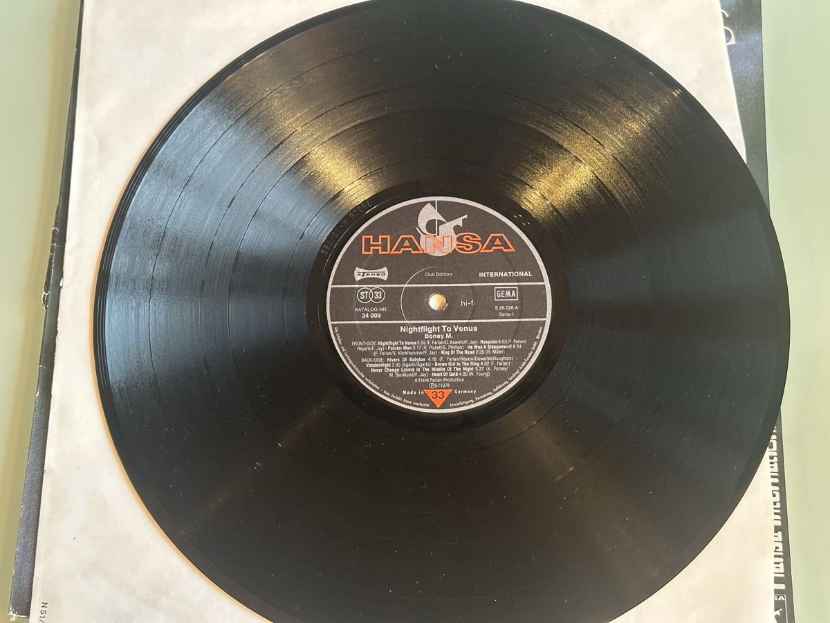 Dischi in vinile: Boney M. - Night Flight to Venus - LP – Usato da Lommiswil venduto da hedstrom1901 1