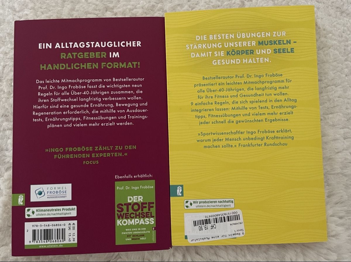 Libri: 2 Bücher von Ingo Froböse – Usato da Bäretswil venduto da Evamaria1 1