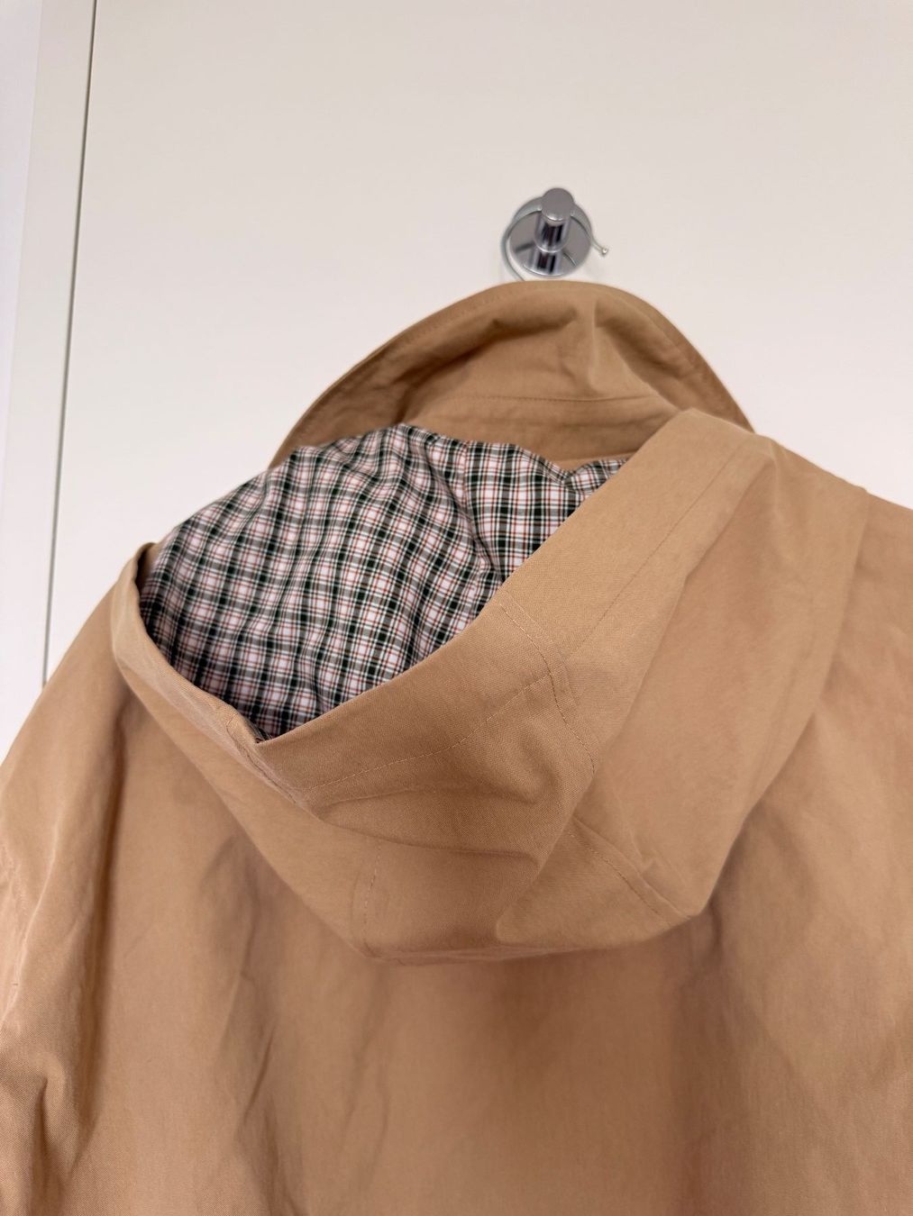 Zara Jacken: Zara oversized style short raincoat with checked hood size S – Gebraucht aus Uerikon von kpr_t5k2 2