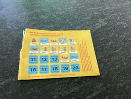 Coop Splash Sammelkarte 12 Kleber