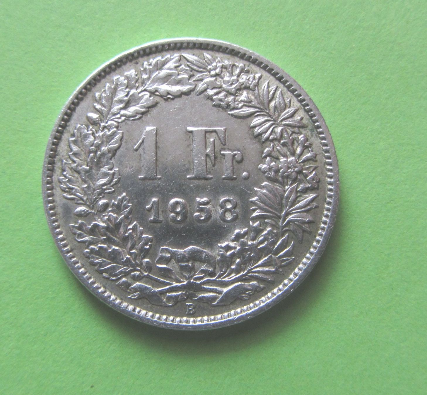 Tutti le monete: 1 Franken Silber 1958 – Usato da Malters venduto da Hausi88