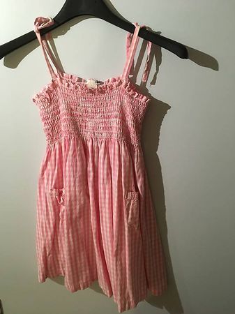 Sommerkleidli rosa/weiss Grösse 104