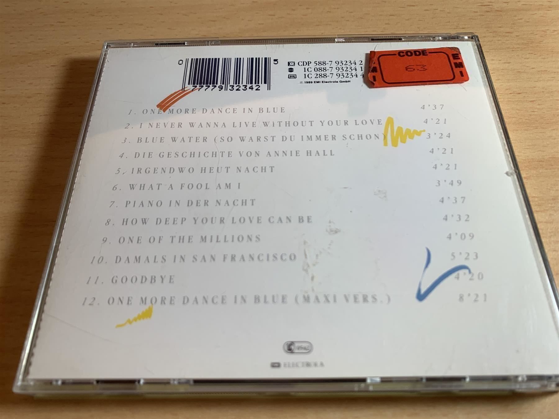 CD: Howard Carpendale – Carpendale '90 – Usato da Rikon im Tösstal venduto da Alpenmutz 1