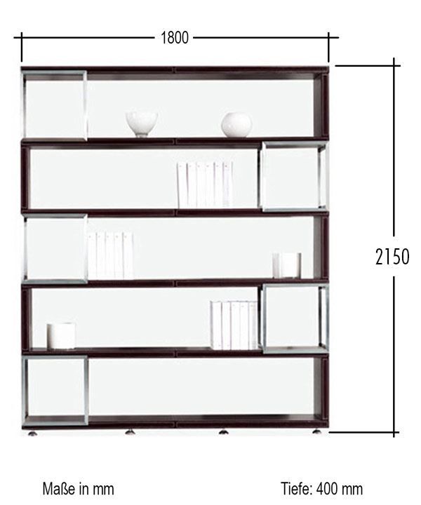 Scaffali: Aktenschrank Pavia Lederoptik schwarz – Nuovo e nell'imballaggio originale da Herbertingen venduto da jet-line-e-trade 2