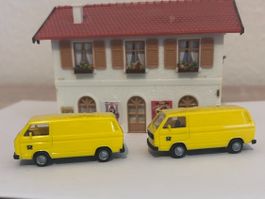 Herpa VW Bus Deutsche Post 2 Stück