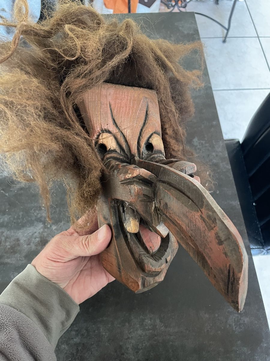 Altro in Antiquarato & Arte: Masque Valaisan Bois Sculpté – Usato da Vallamand venduto da Bricbracbroc82 3