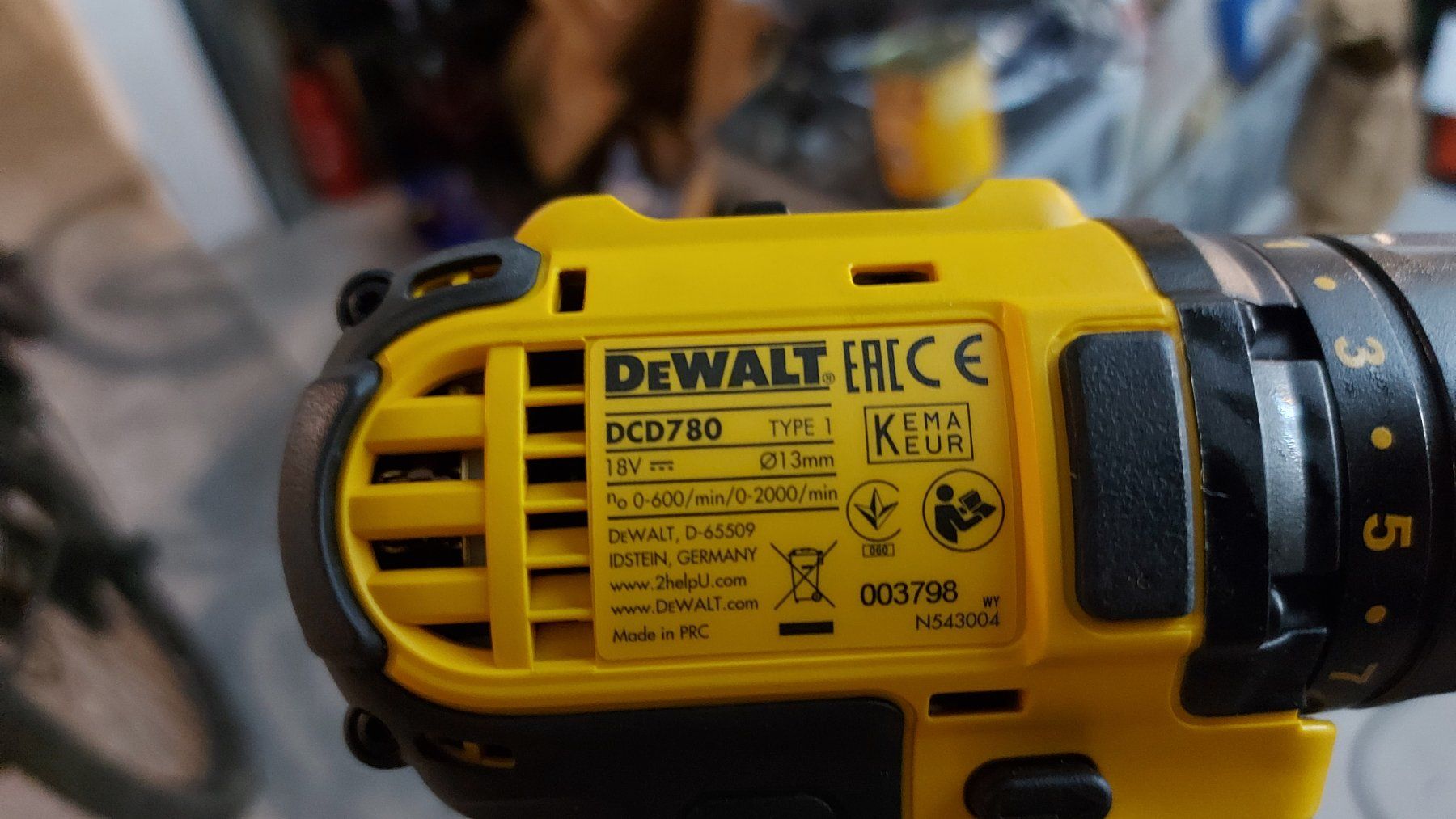 Dewalt Trapani: DeWalt 18V Li-Ion Akku-Bohrschrauber – Nuovo e nell'imballaggio originale da Rickenbach LU venduto da cornel66 8