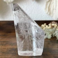 ✲ Quarz Bergkristall Freiform ✲ 154g / 78mm Free Form