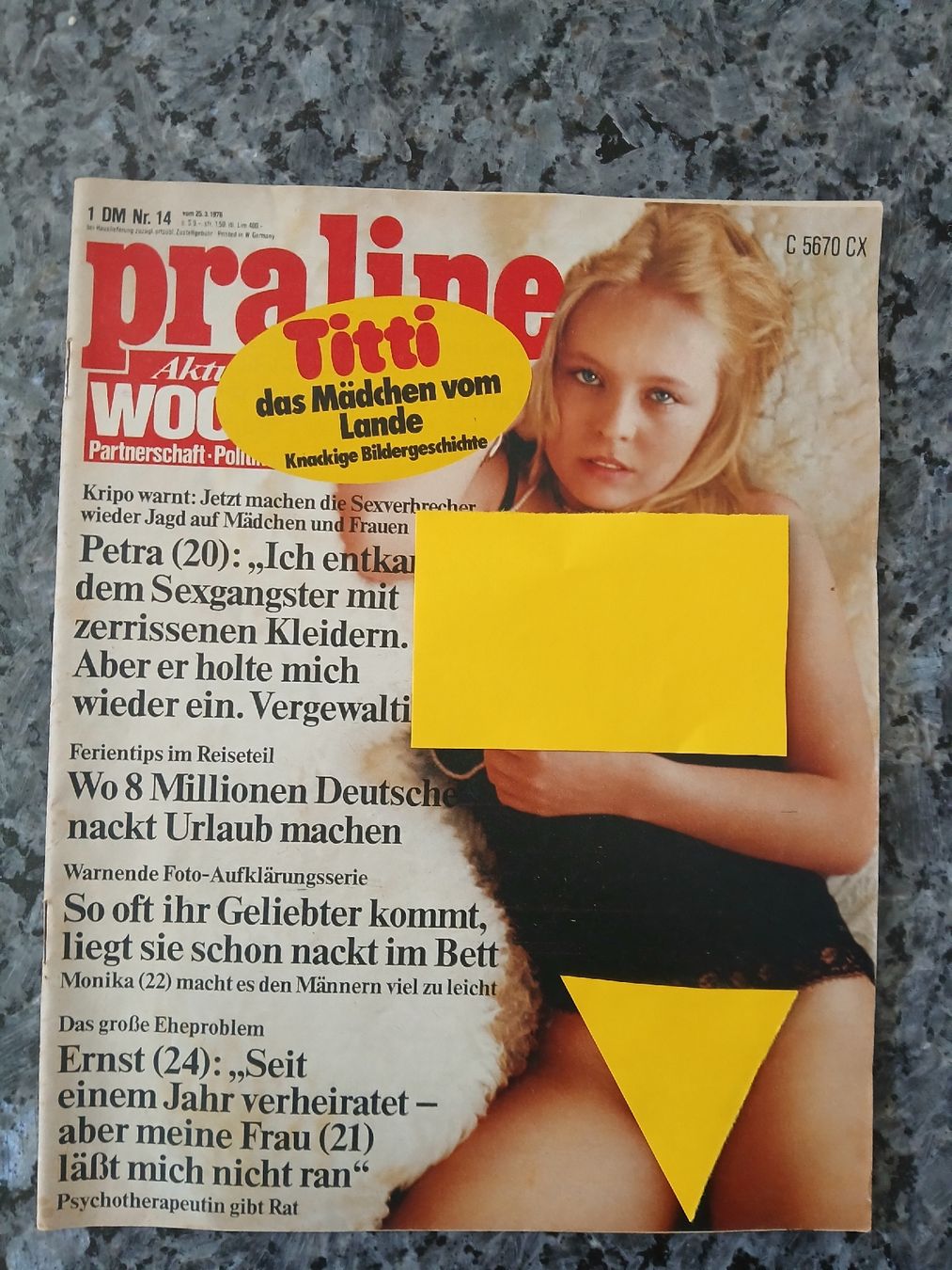 Zeitschriften & Magazine: Praline Nr. 14 vom 25.3.1976 – Gebraucht aus Hägendorf von Yahuhu01