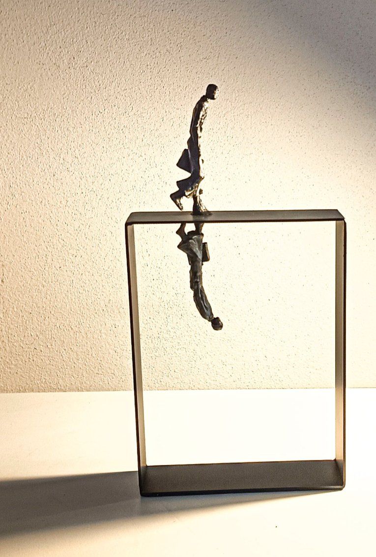Sculture & Statue: Moderne Eisen- Skulptur "Reflexion in Suspension" – Nuovo (secondo la descrizione) da Hornussen venduto da tha_l6qp 4