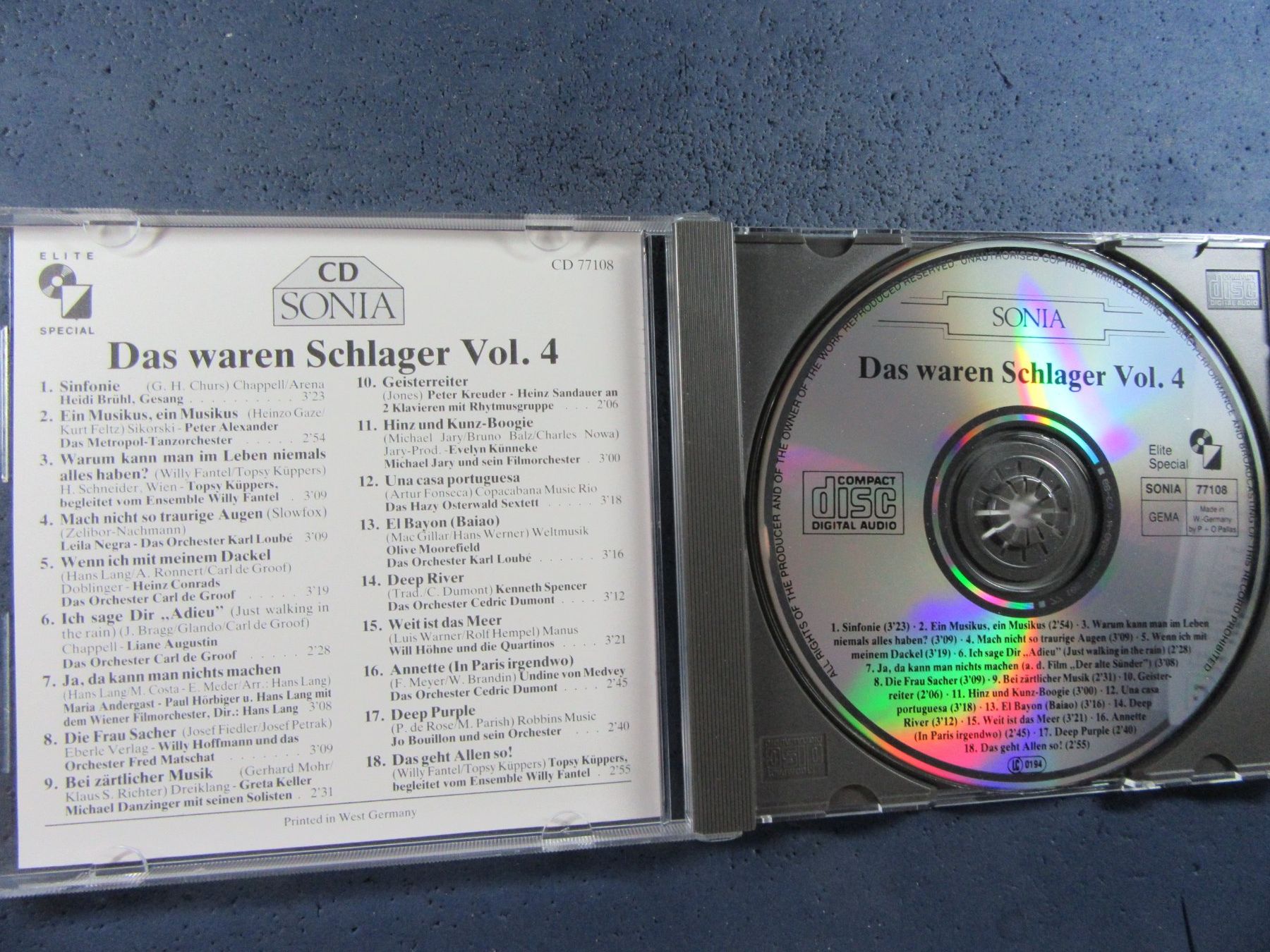 CD: DAS WAREN SCHLAGER VOL4 CD ORIGINAL  STARS – Usato da Ettingen venduto da Hausi4711 2