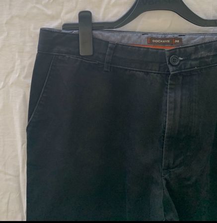Superbe pantalon homme chino DOCKERS noir D2 t.36/34