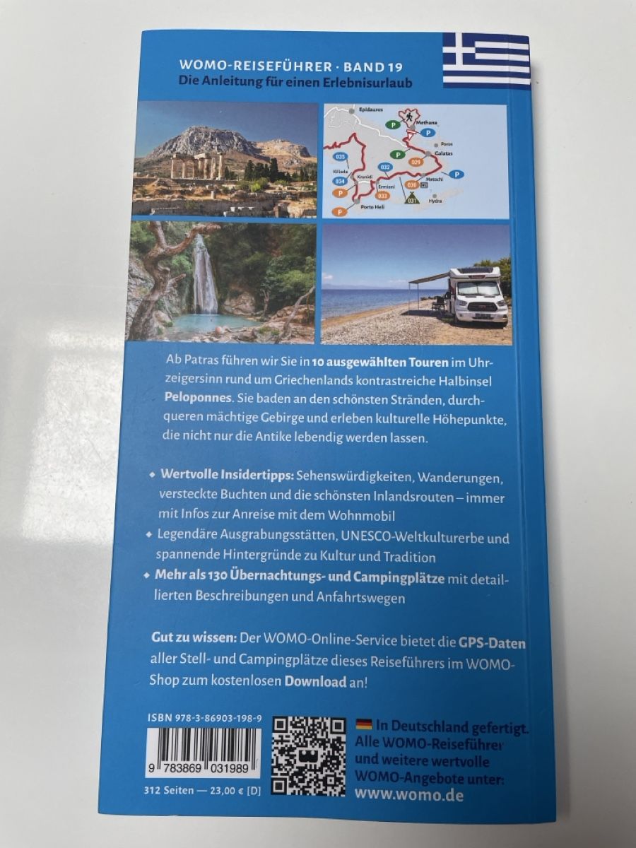 Libri: Peloponnes Reisebuch – Usato da Schlatt TG venduto da mori04 1