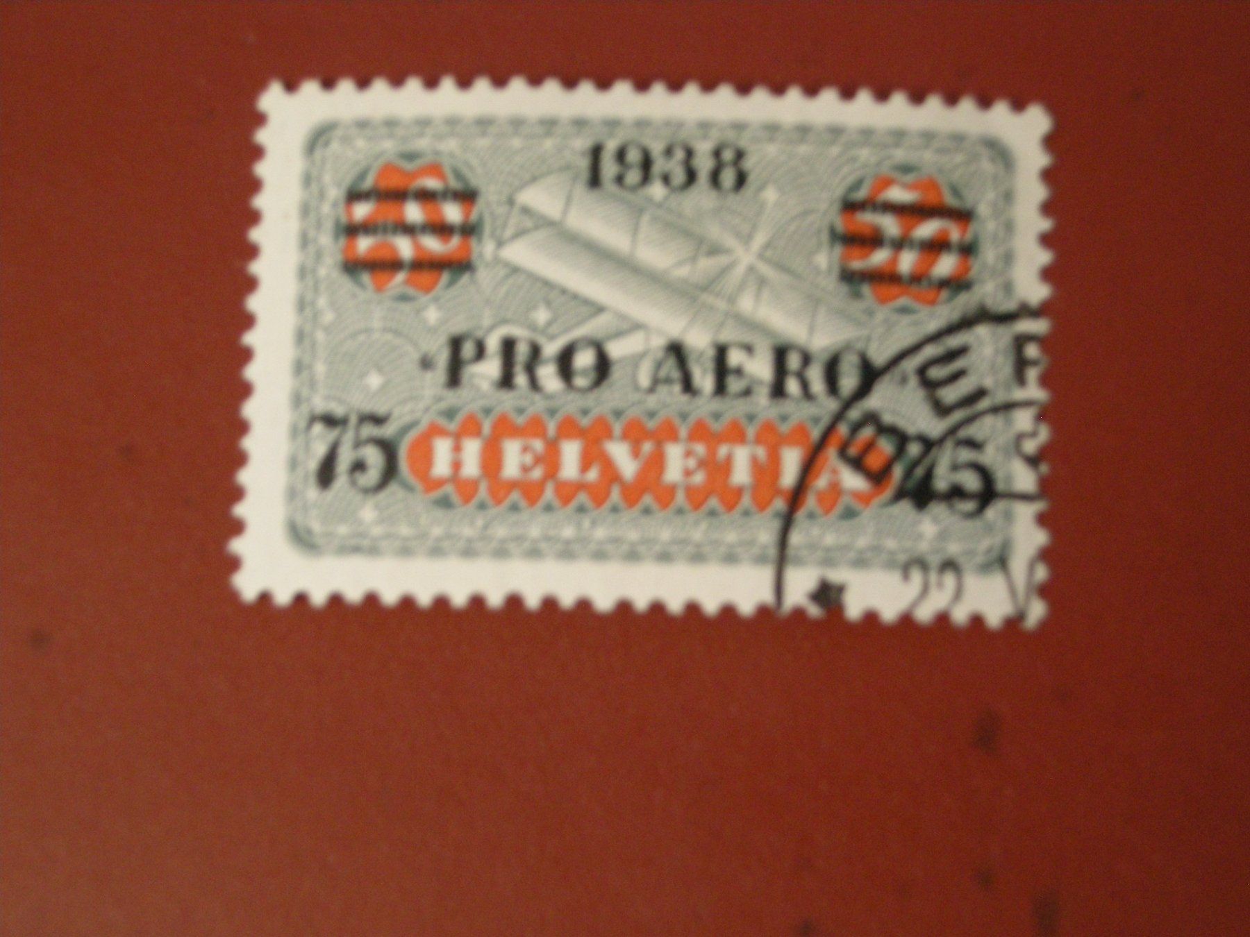 Tutti i francobolli: 1938, PRO AERA F26, SCHÖNER ECKSTEMPEL BERN – Usato da Eschenbach SG venduto da eDaisy 1