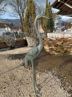 Bronze Kranich grün