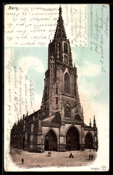 Ansichtskarten: AK Bern, Münstermotiv – Gebraucht aus Berlin von bartko-reher