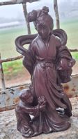 Vintage chinesische geschnitzte Skulptur aus Speckstein 460g