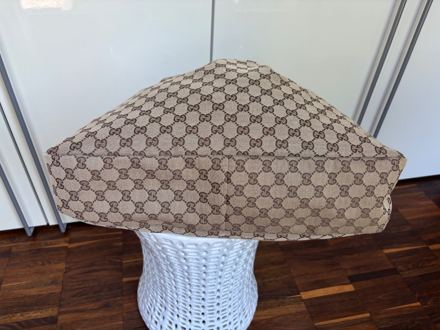 Gucci Taschen für Damen: GUCCI Hobotasche Canvas , Leder hellbeige – Gebraucht aus Herrliberg von mayfi 3