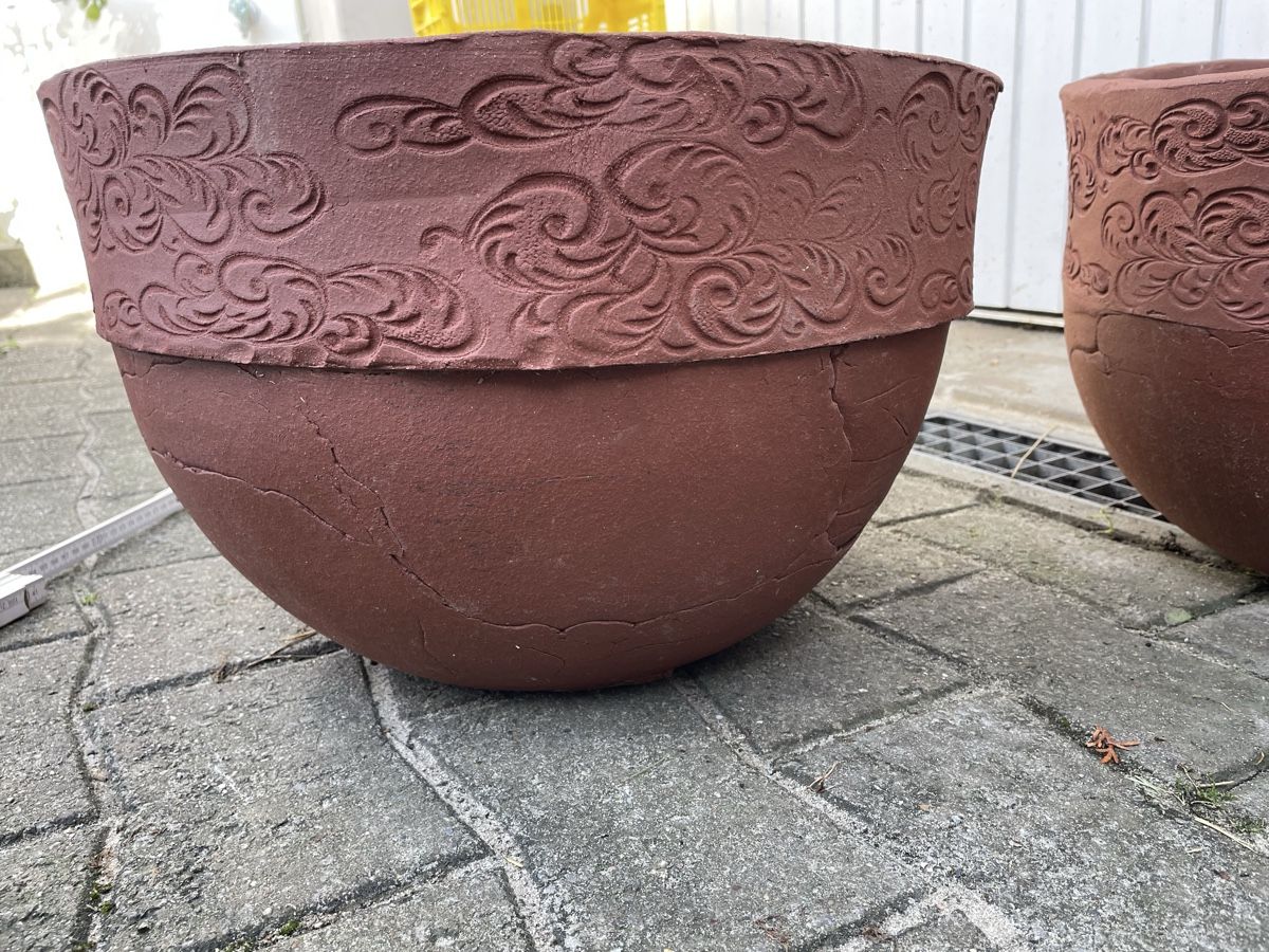 Blumentöpfe: Handgetöpferte Grosse Blumen Töpfe 5x – Gebraucht aus Niederbüren von poschti 7
