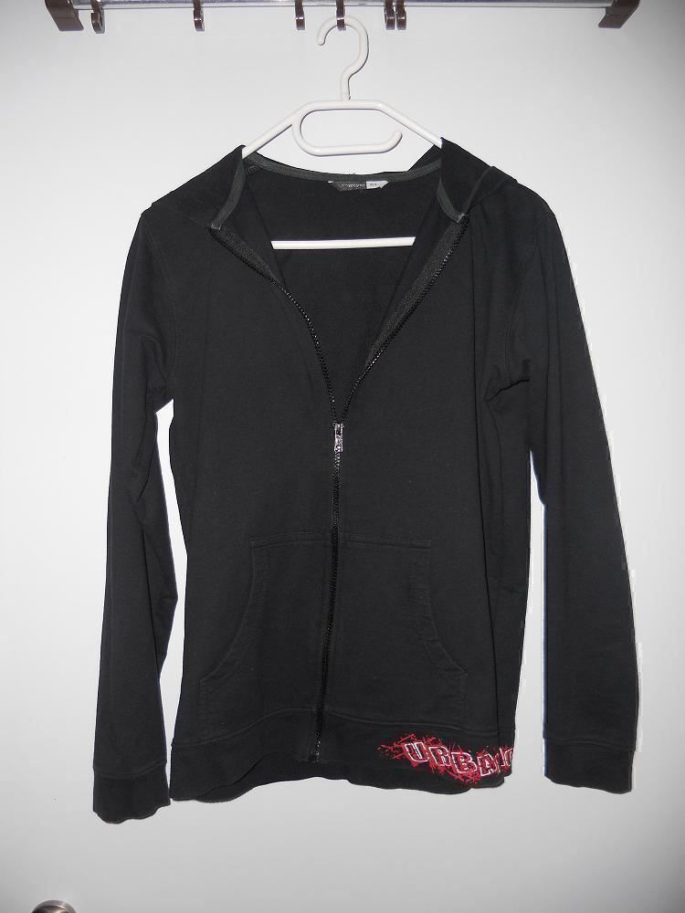 Jacken & Mäntel: Neu: Sweatjacke mit Kapuze - schwarz - Gr. 164 – Neu (gemäss Beschreibung) aus Uznach von Laeuffer