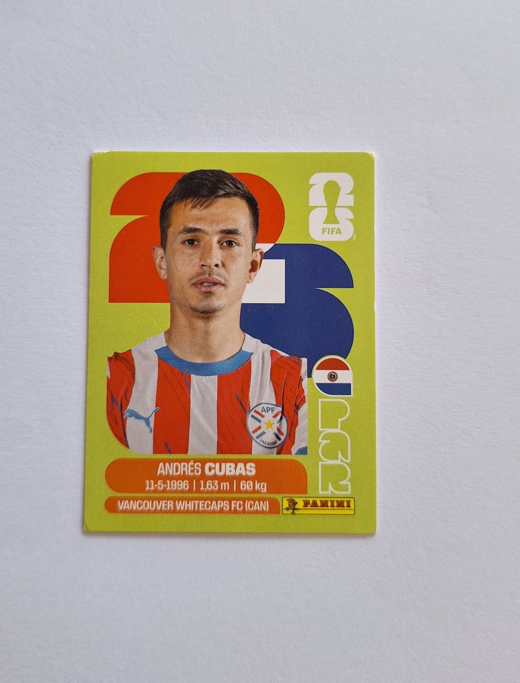 Panini Carte collezionabili: Panini ANDRÉS CUBAS PAR 12 – Nuovo (secondo la descrizione) da Romanens venduto da Crocette