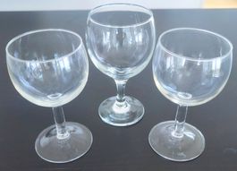 3er Set edle Weingläser, zeitloses Design, Top Zustand